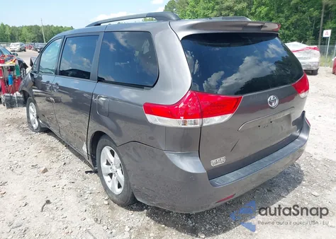 2011 Toyota Sienna Le V6 из США, поврежденный, VIN 5TDKK3DC4BS116651